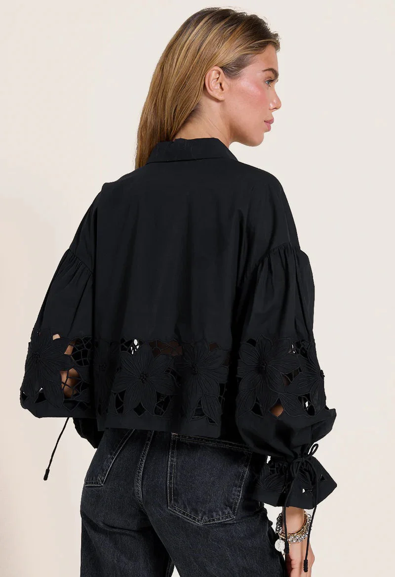 Scarlett Poppies - Tasmin Top - Onyx Black