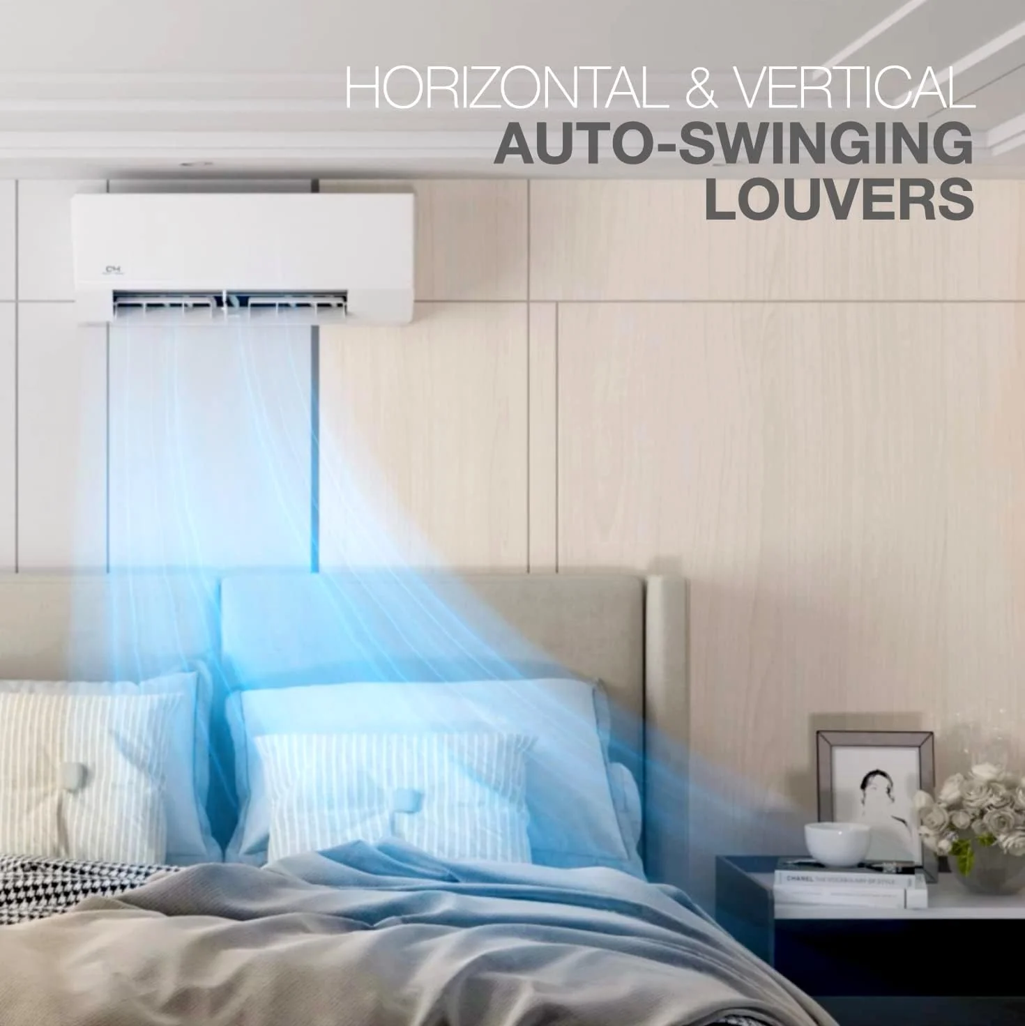 Cooper & Hunter, Astoria Series (Latest Model), 12,000 BTU, 230V WiFi 23.2 SEER Ductless Mini Split AC/Heater with 16ft Installation kit