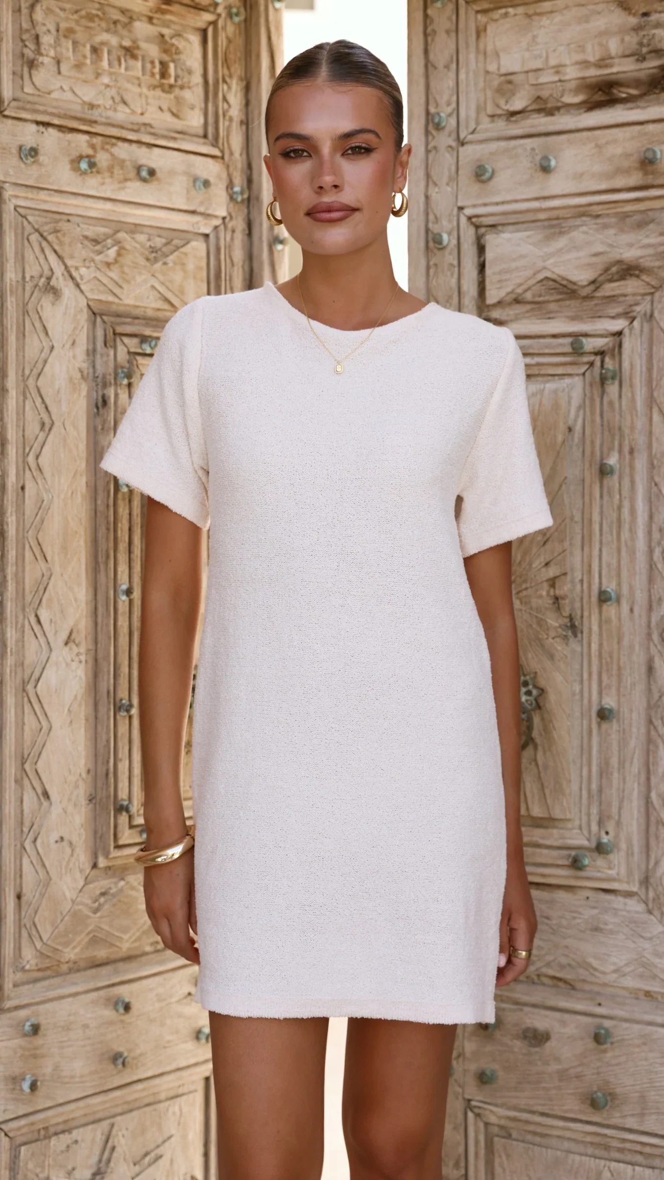 Janaya Mini Dress - Cream