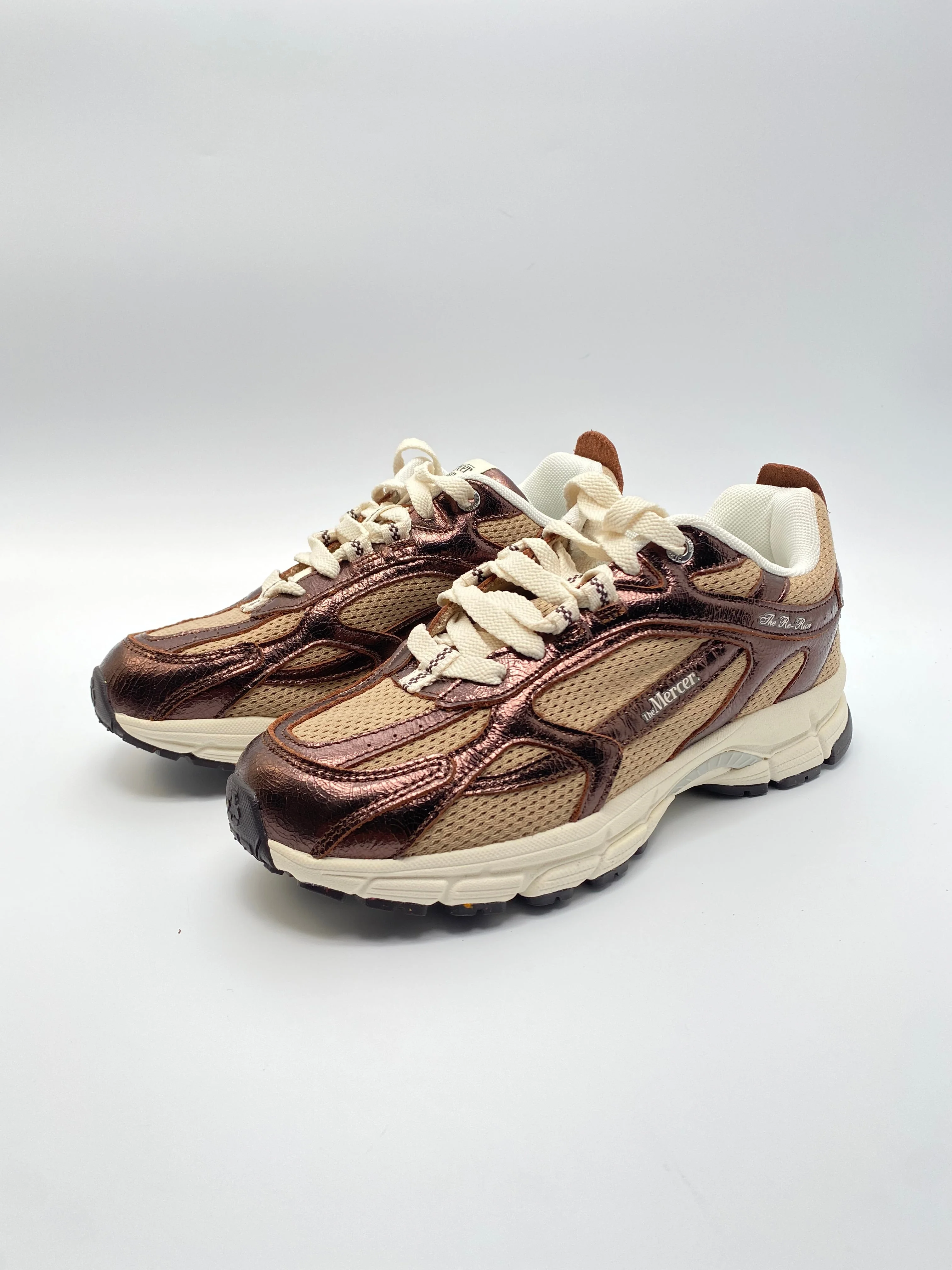 Mercer sneaker The Re-Run cracked brown 800