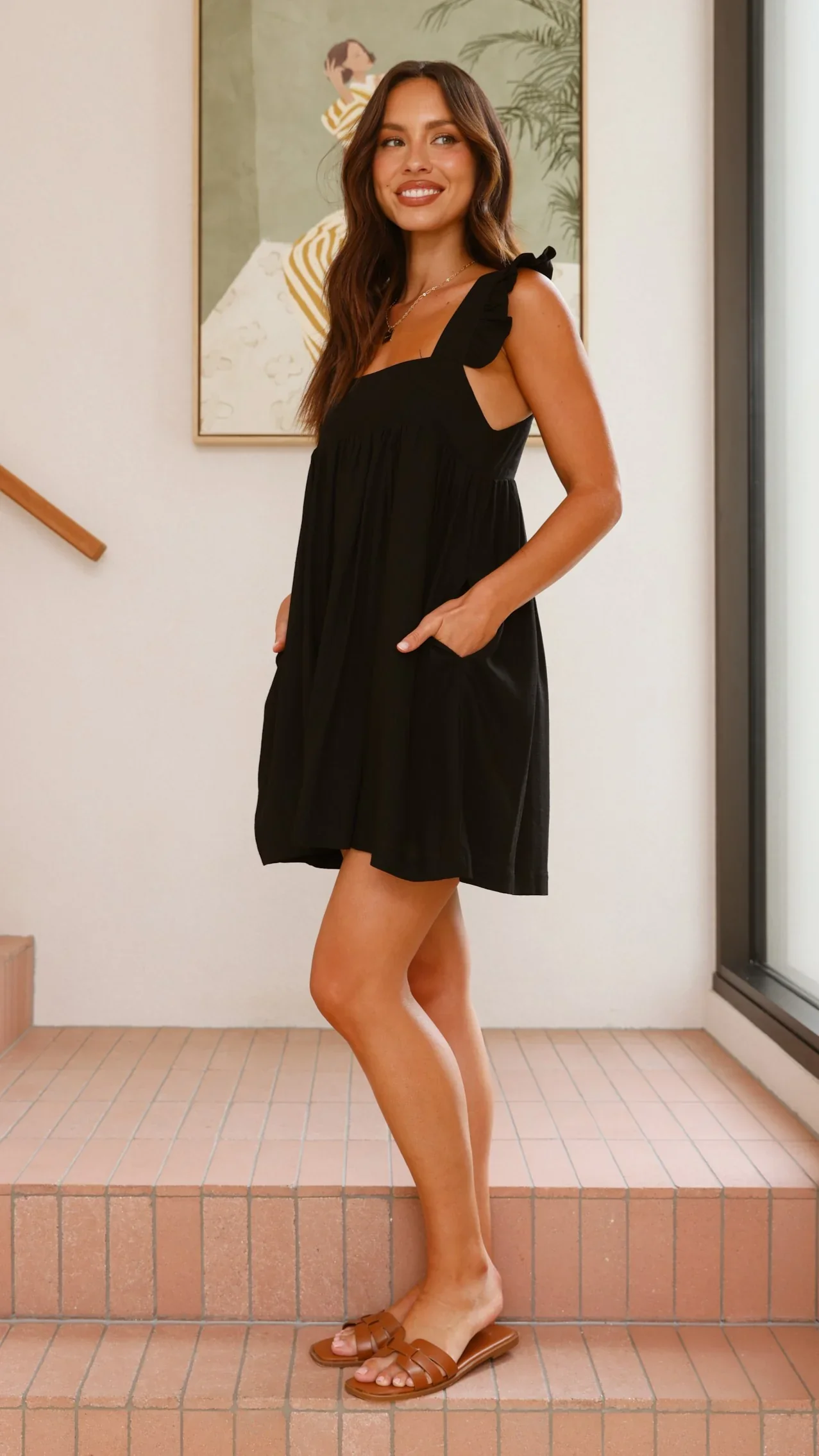 Josifine Mini Dress - Black