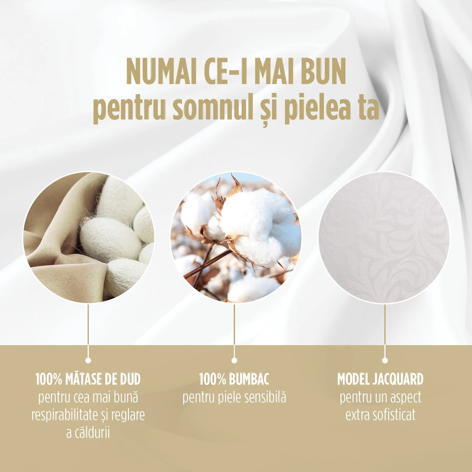 Pilotă cu mătase Victoria's Silk All Seasons