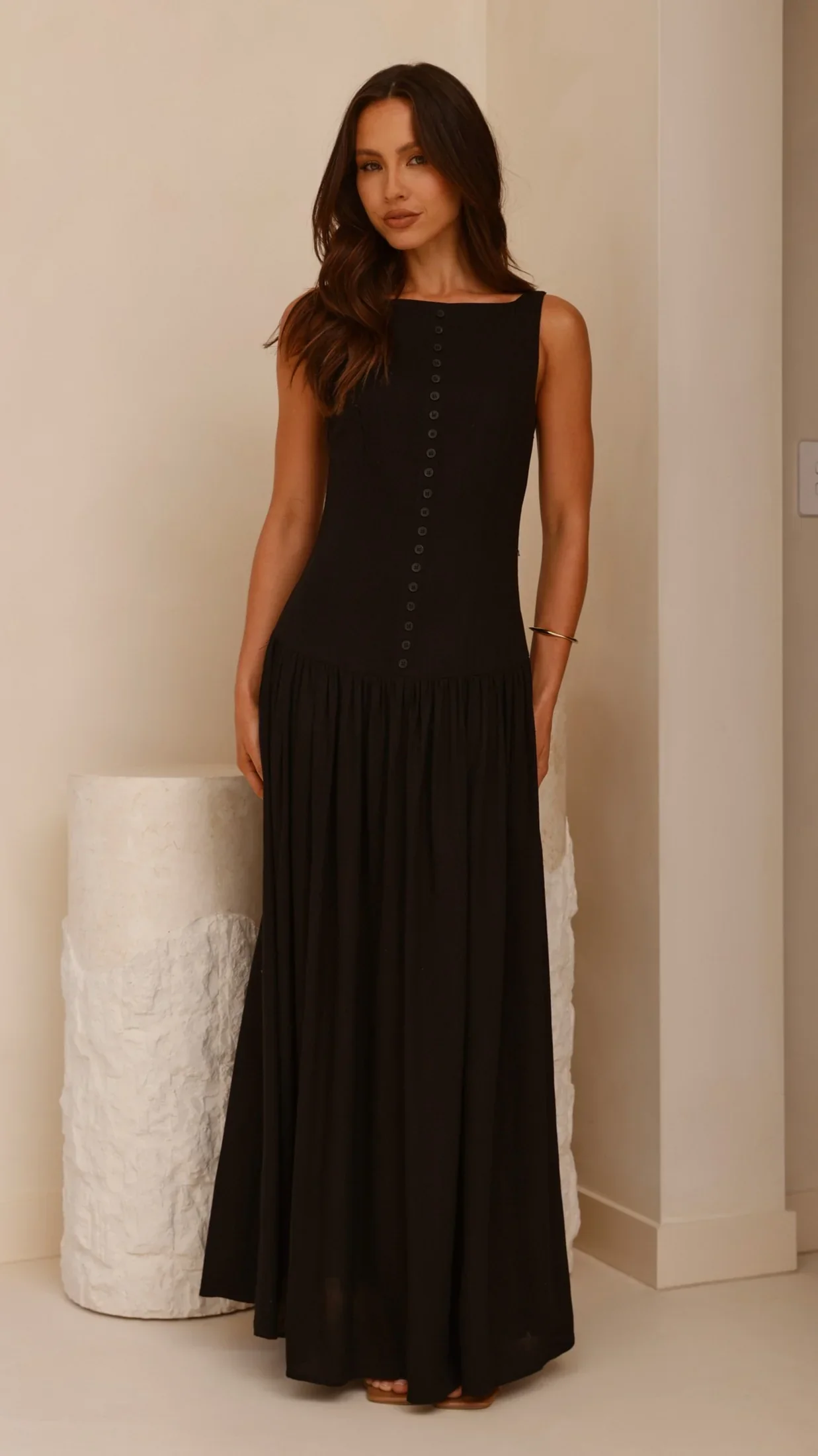 Kora Maxi Dress - Black