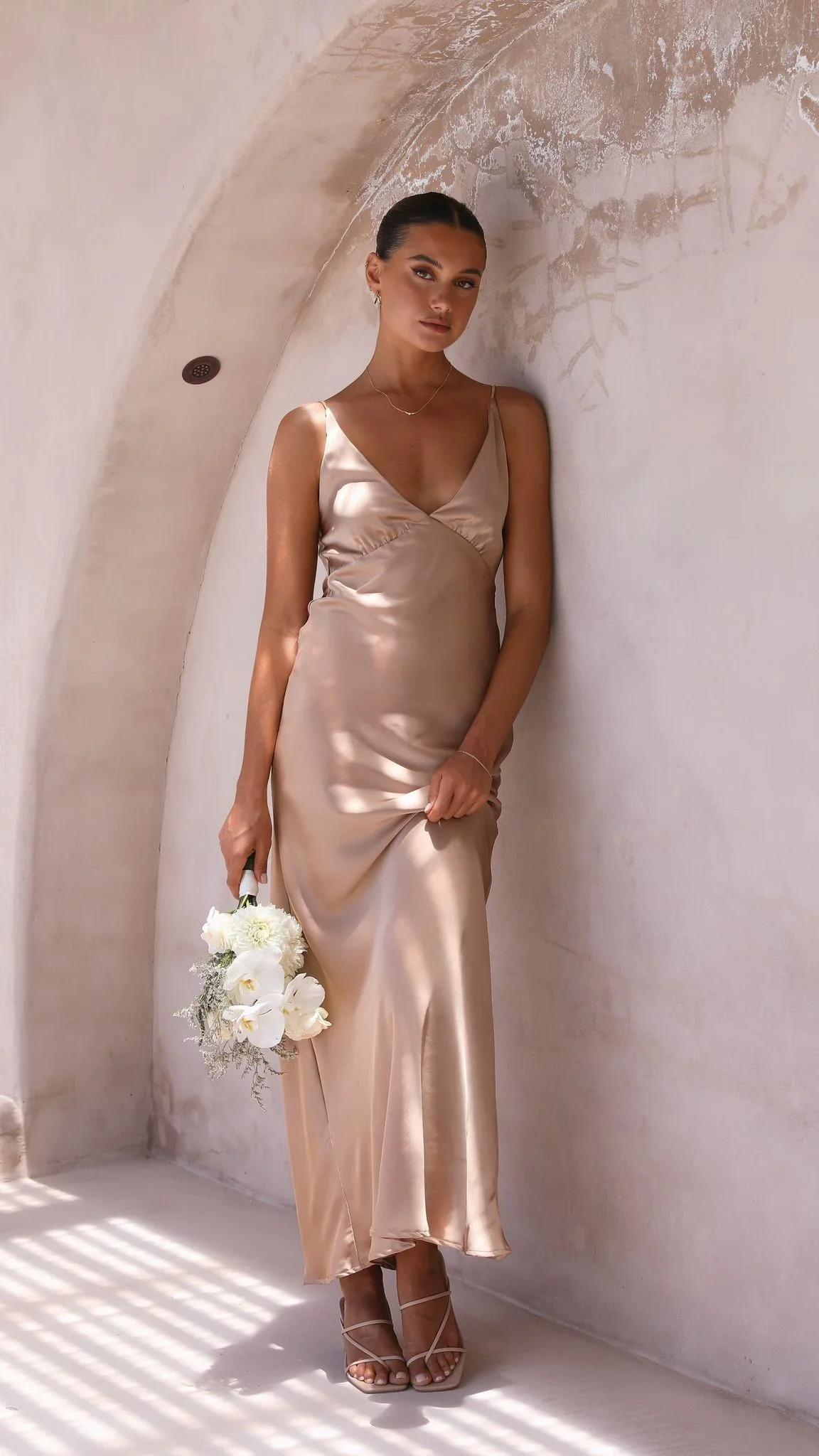 Ziah Maxi Dress - Latte