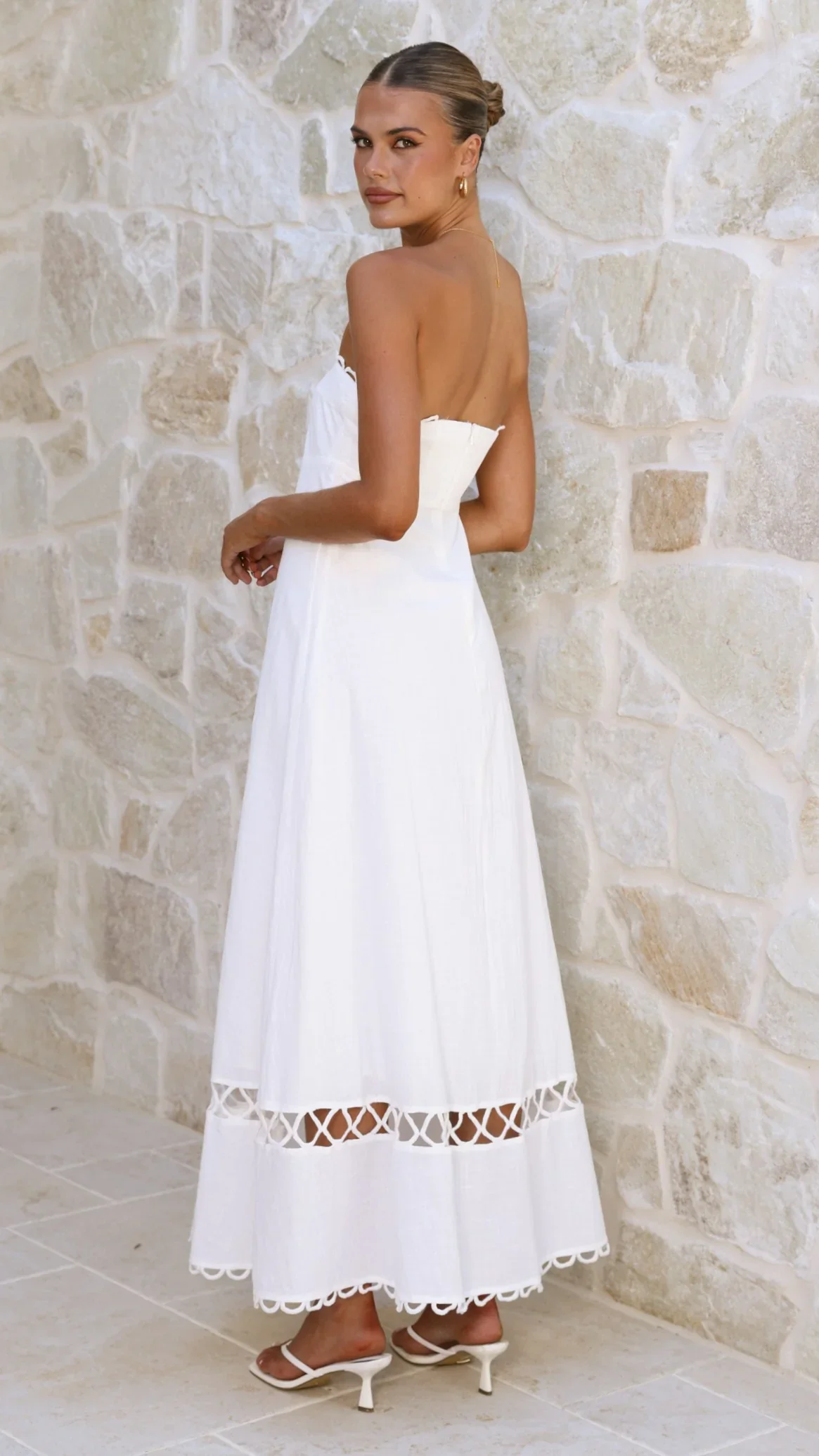 Caressa Maxi Dress - White