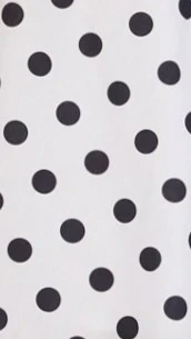 Vanessa Mini Dress - White Polka