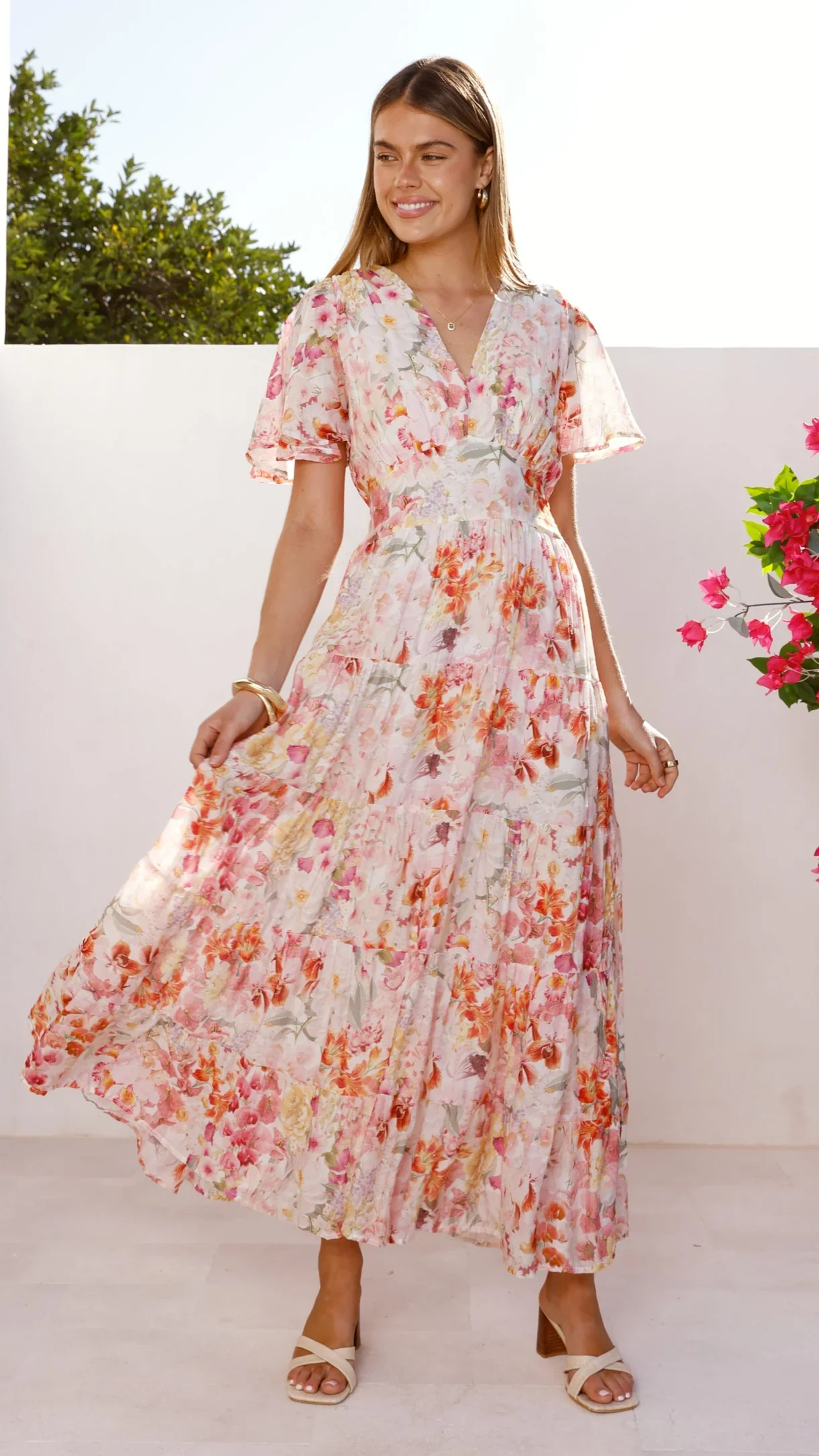 Jana Maxi Dress - Spring Floral