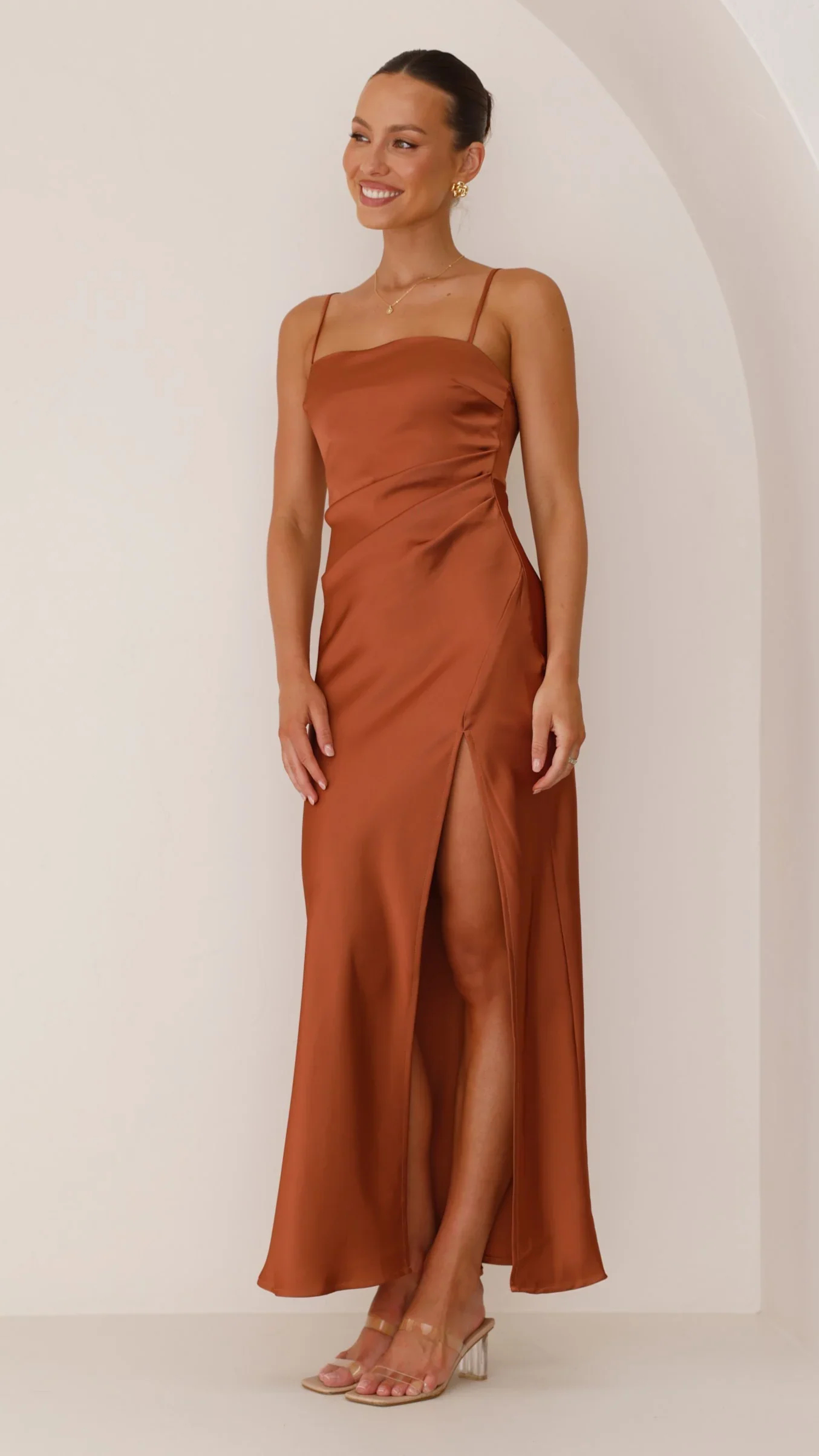 Ilana Maxi Dress - Copper