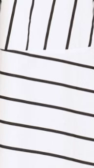 Kaethe Maxi Dress - White/Black Stripe