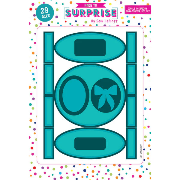 Made to Surprise 5''x 7''  Die Set Circle Accordion Showstopper | Christmas Showstoppers 4