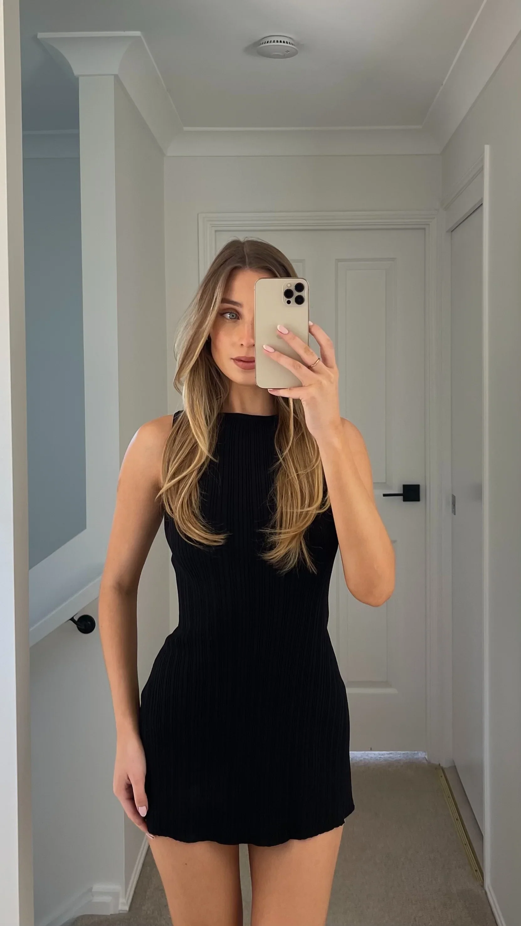 Alexa Mini Dress - Black