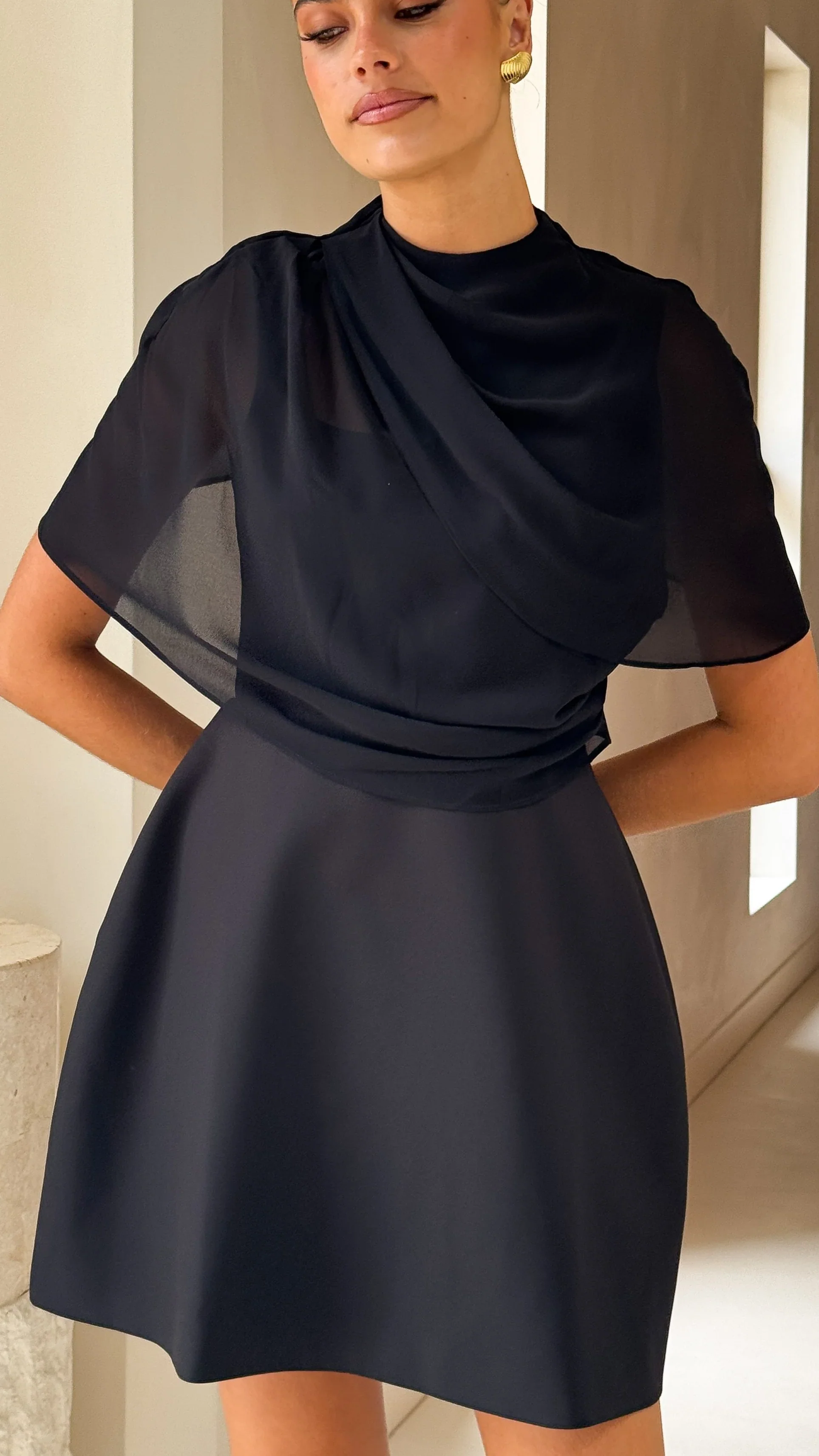 Zahni Mini Dress - Black