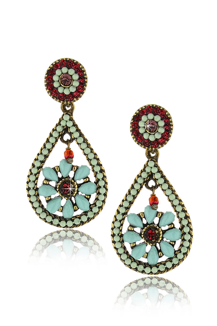 VINCENT FILAC 1001 NUITS Earrings with Crystals