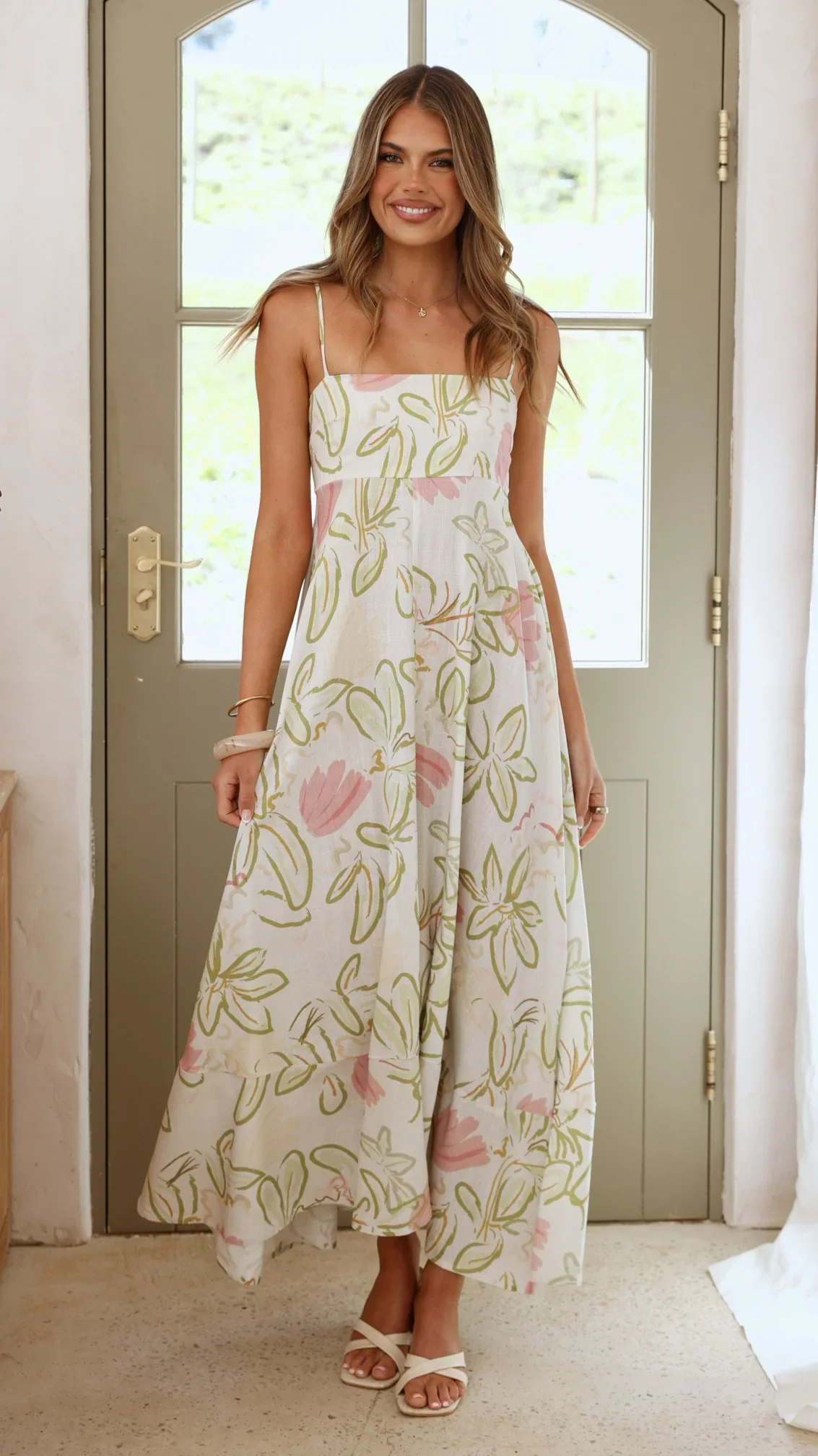 Kaethe Maxi Dress - Primavera Print