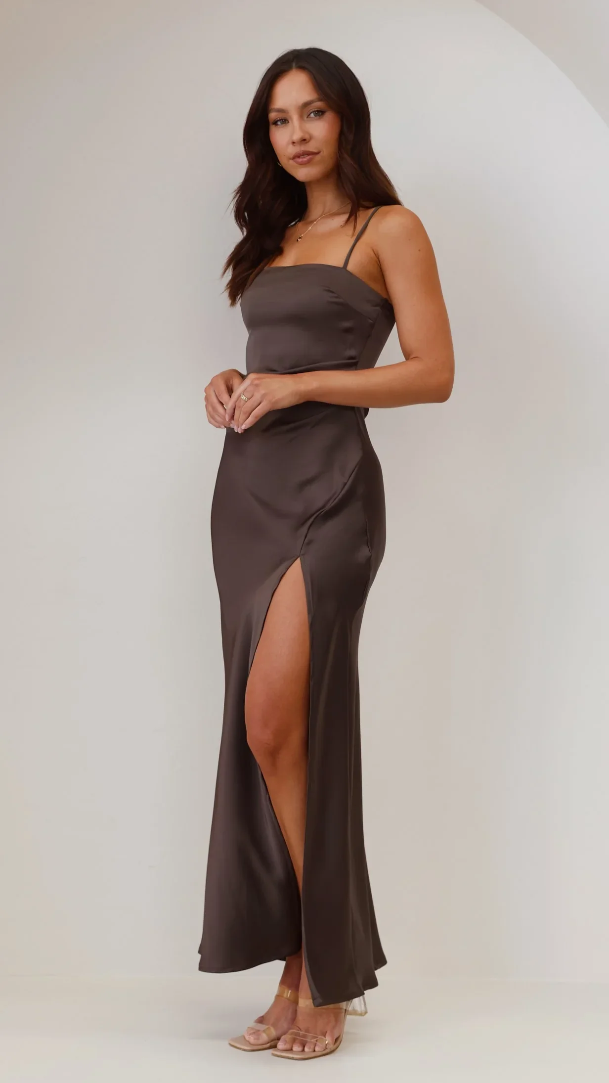 Ilana Maxi Dress - Espresso