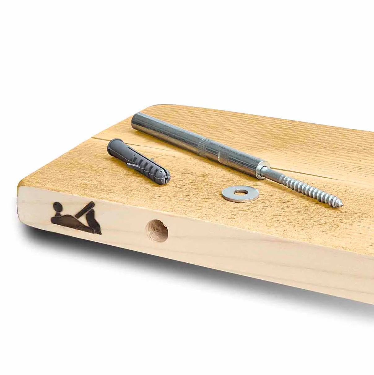 Rustic Floating Shelf | Thin | 15cm Depth