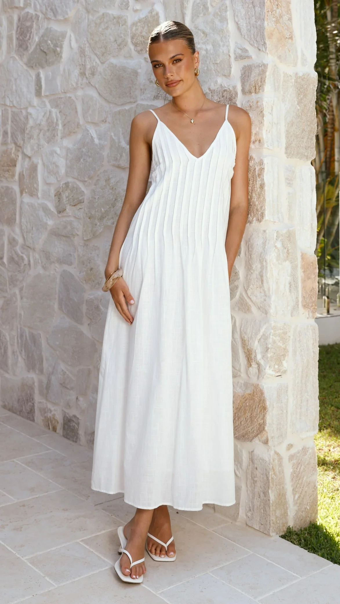 Aspen Maxi Dress - White