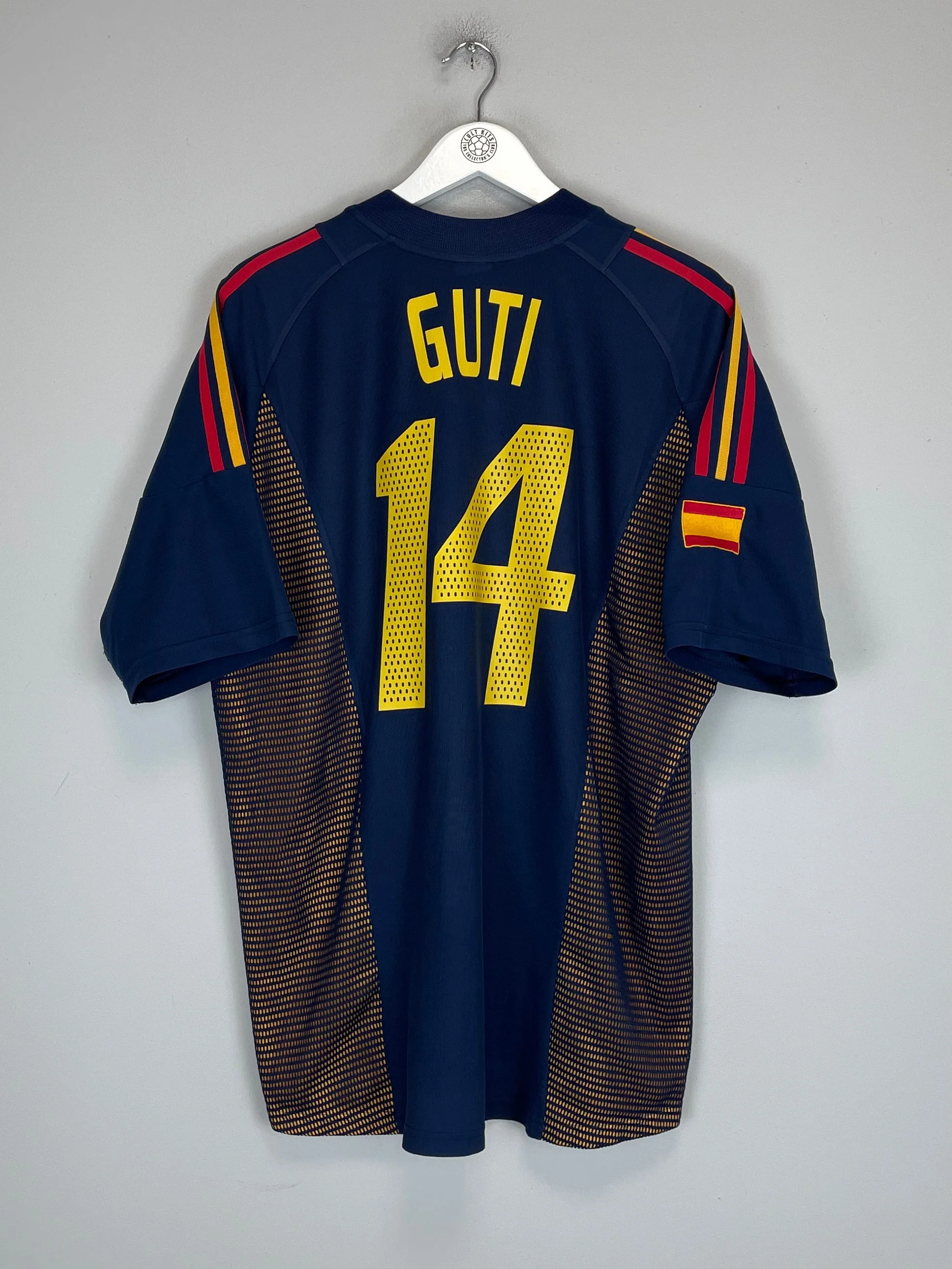 2002/04 SPAIN GUTI #14 THIRD SHIRT (XL) ADIDAS