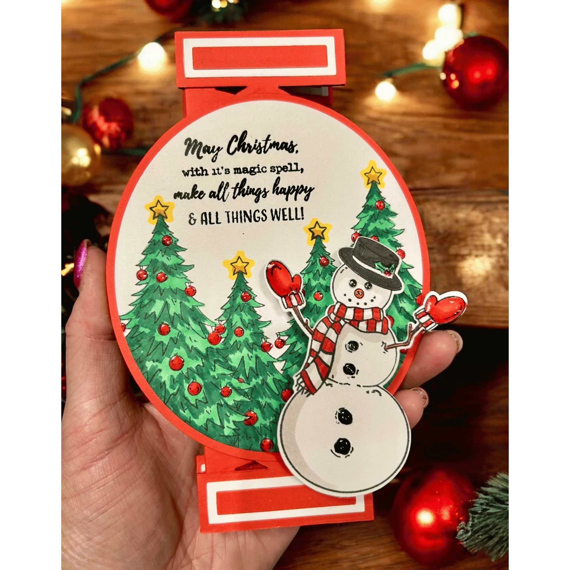 Made to Surprise 5''x 7''  Die Set Circle Accordion Showstopper | Christmas Showstoppers 4