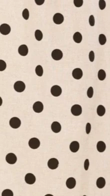 Leoni Maxi Dress - Oat/Black Polka