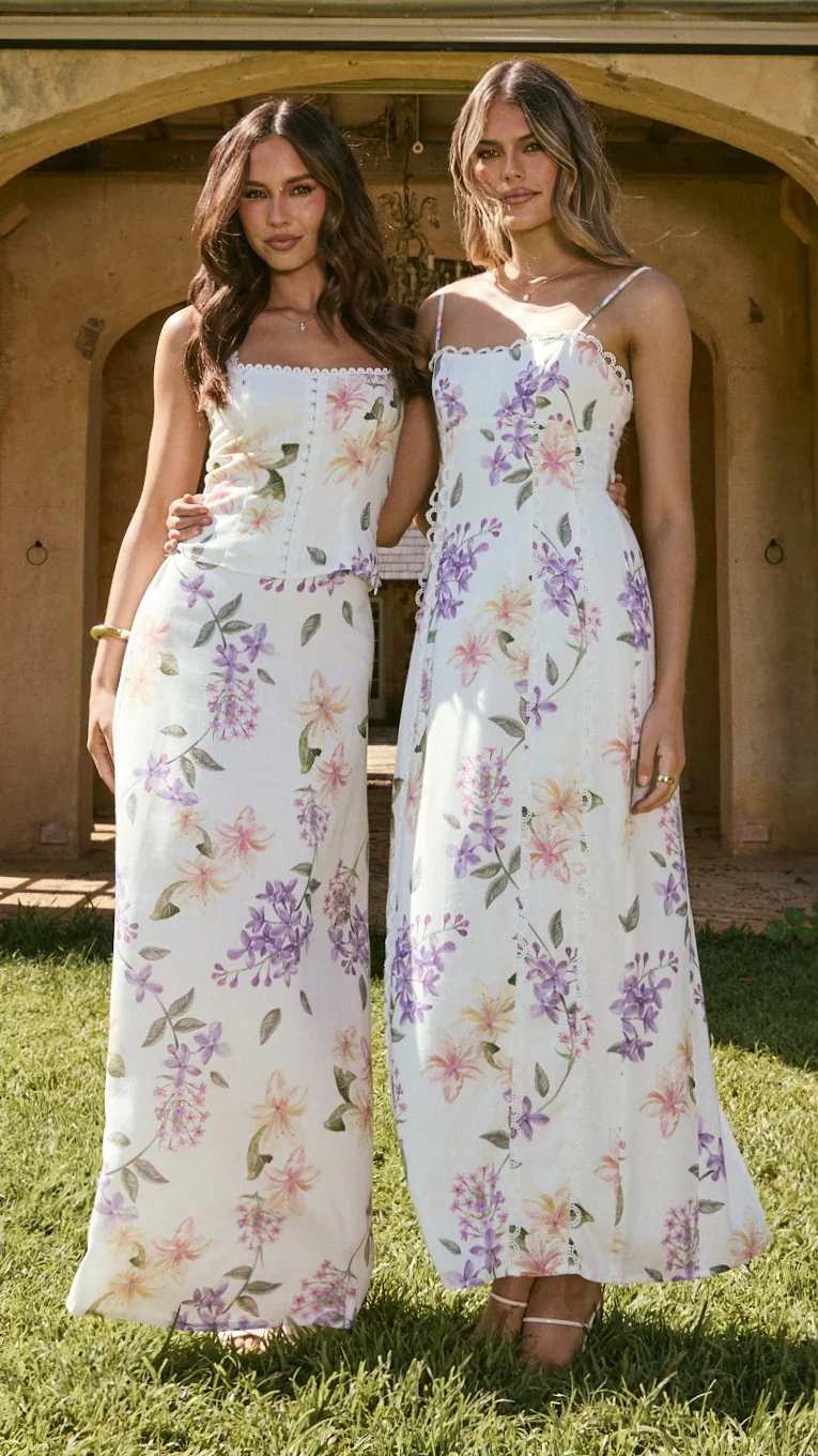 Carlia Maxi Dress - Botanical Bloom