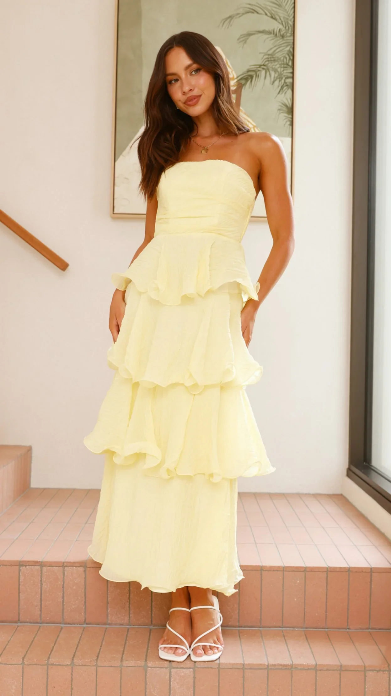 Lanica Maxi Dress - Yellow