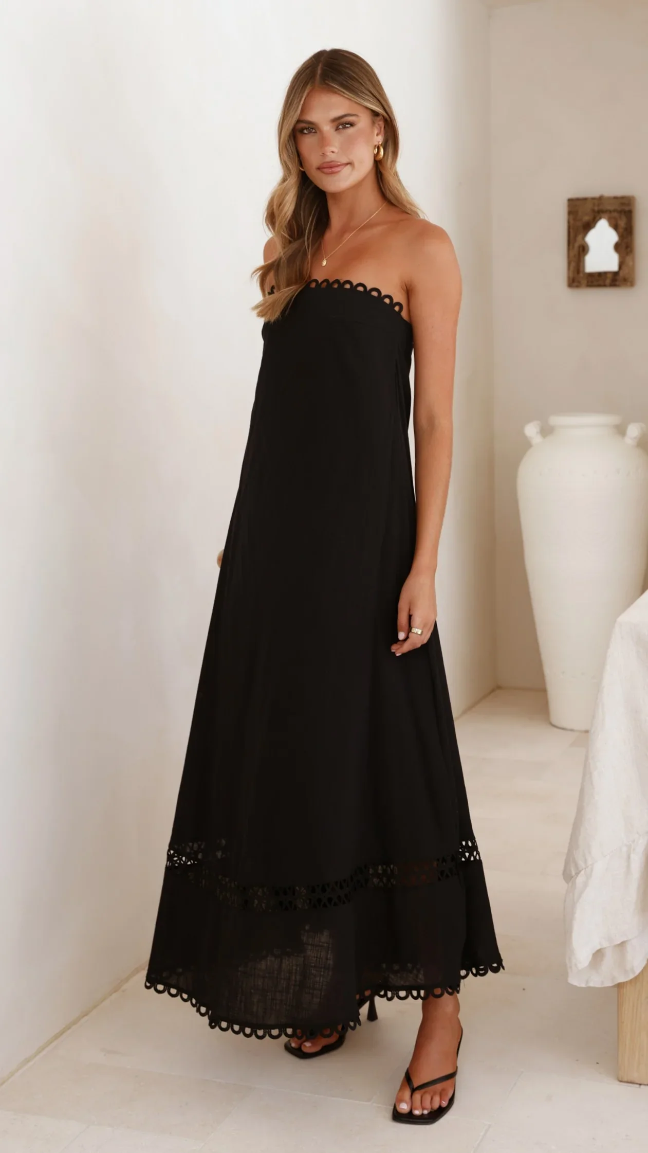 Sandra Maxi Dress - Black