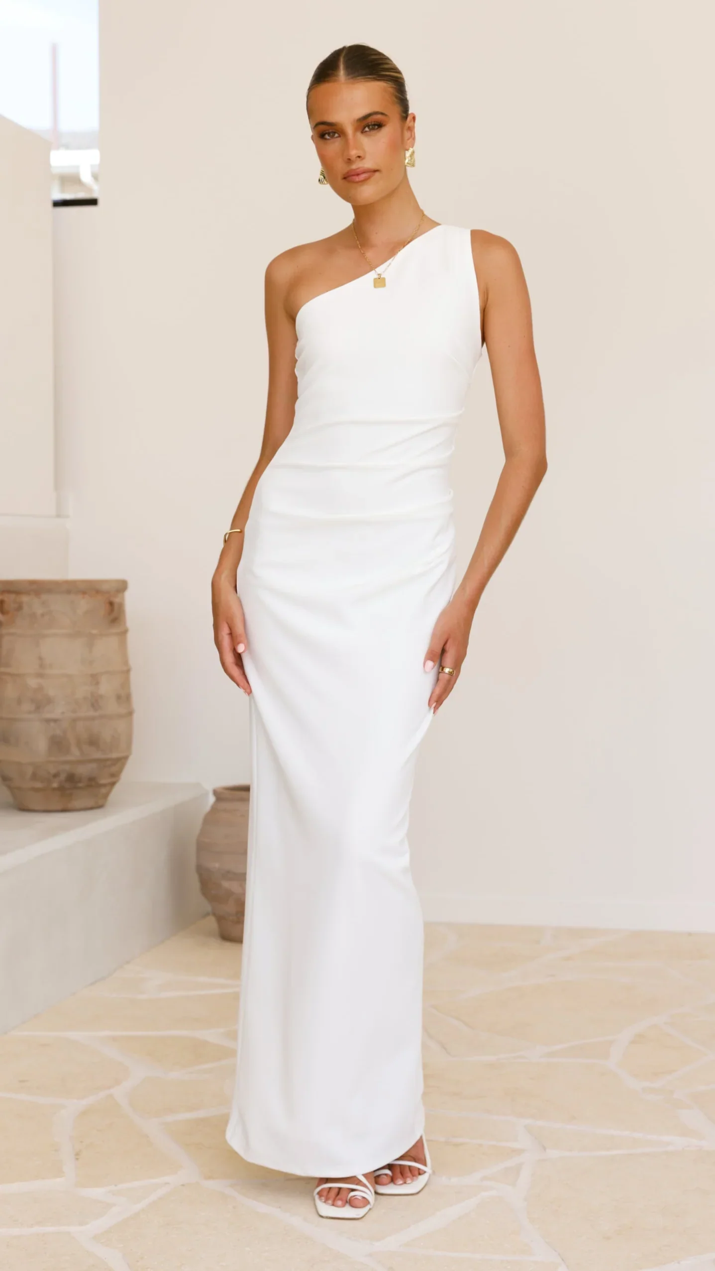 Cataleya Maxi Dress - White