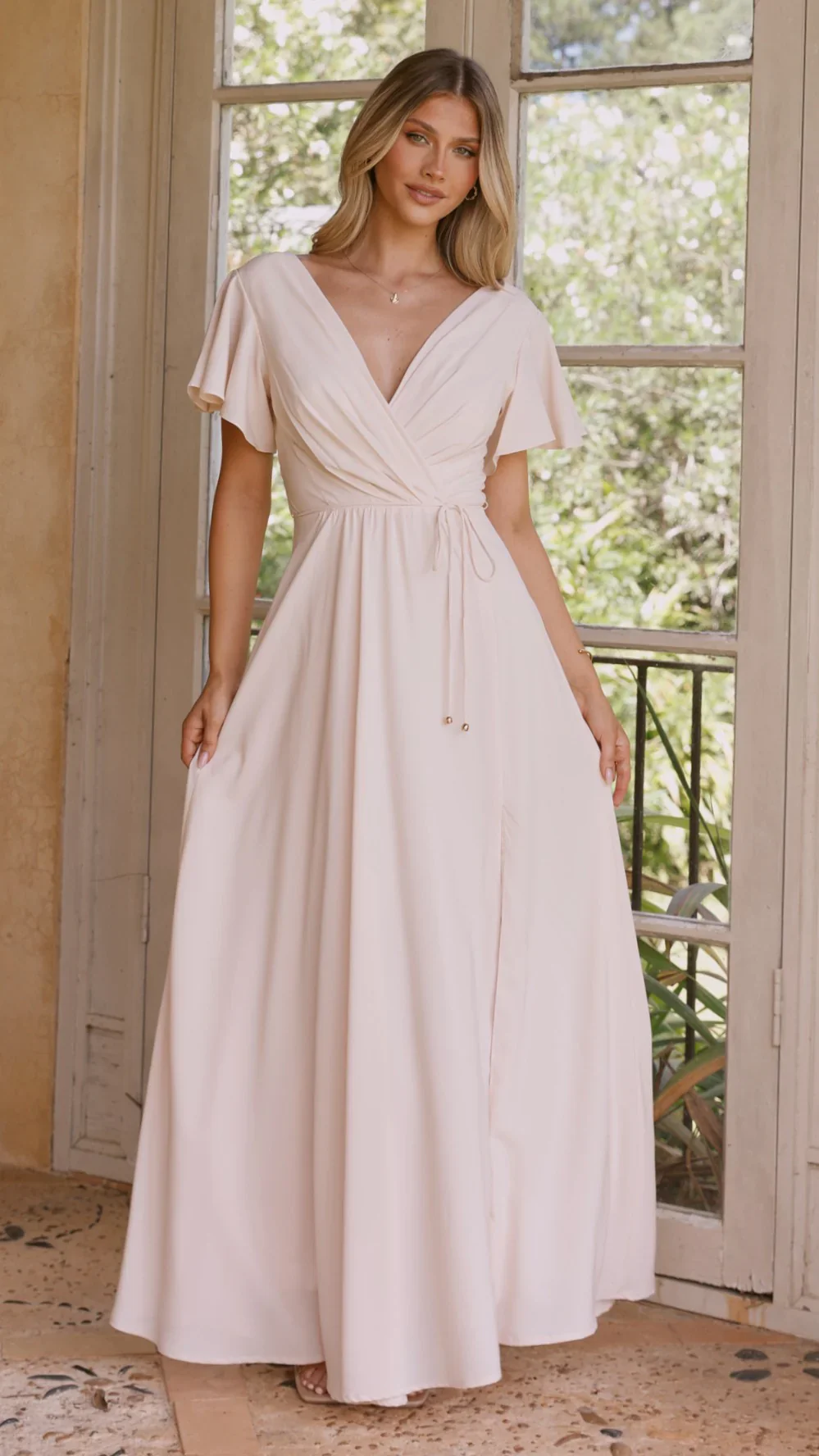 Charlize Maxi Dress - Ivory
