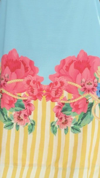 Gianna Mini Dress - Positano Blue