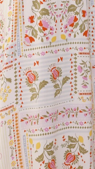 Kelsie Short Sleeve Mini Dress - Leah Print