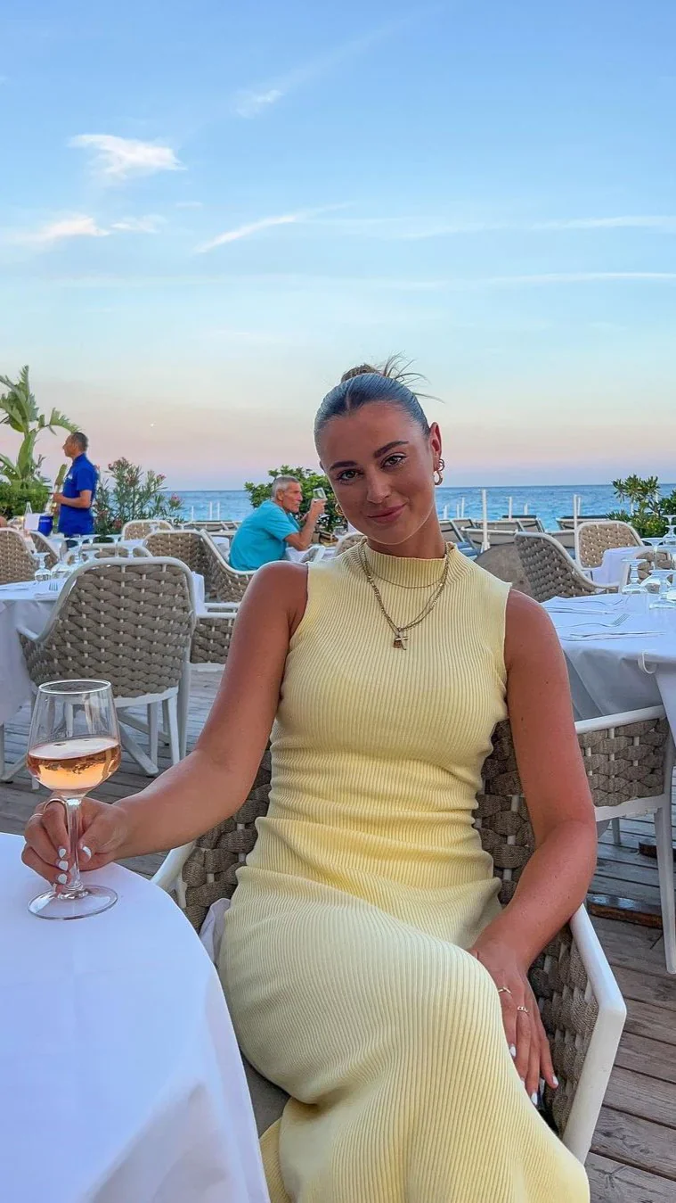 Mae Knit Dress - Yellow