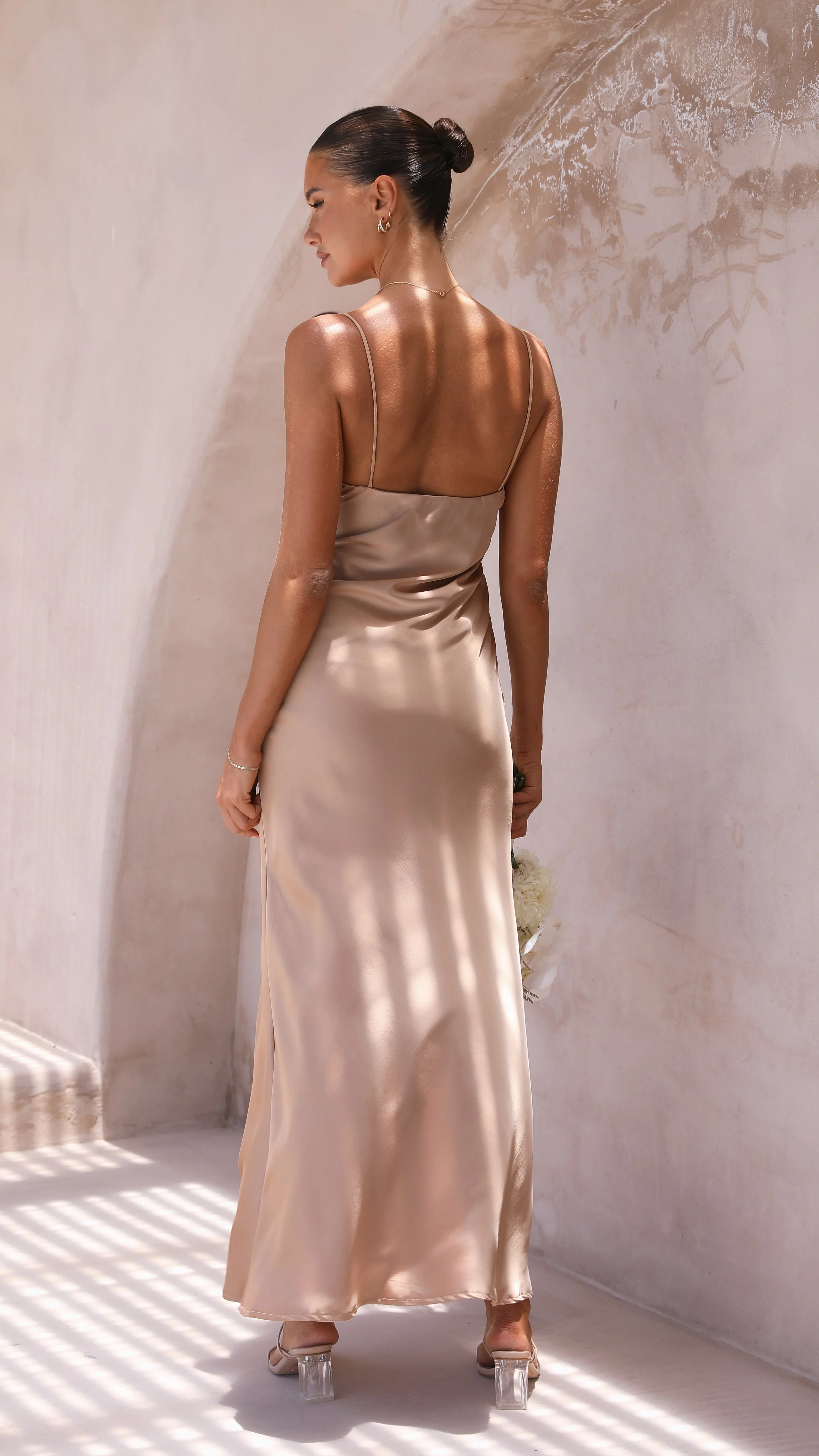 Ziah Maxi Dress - Latte