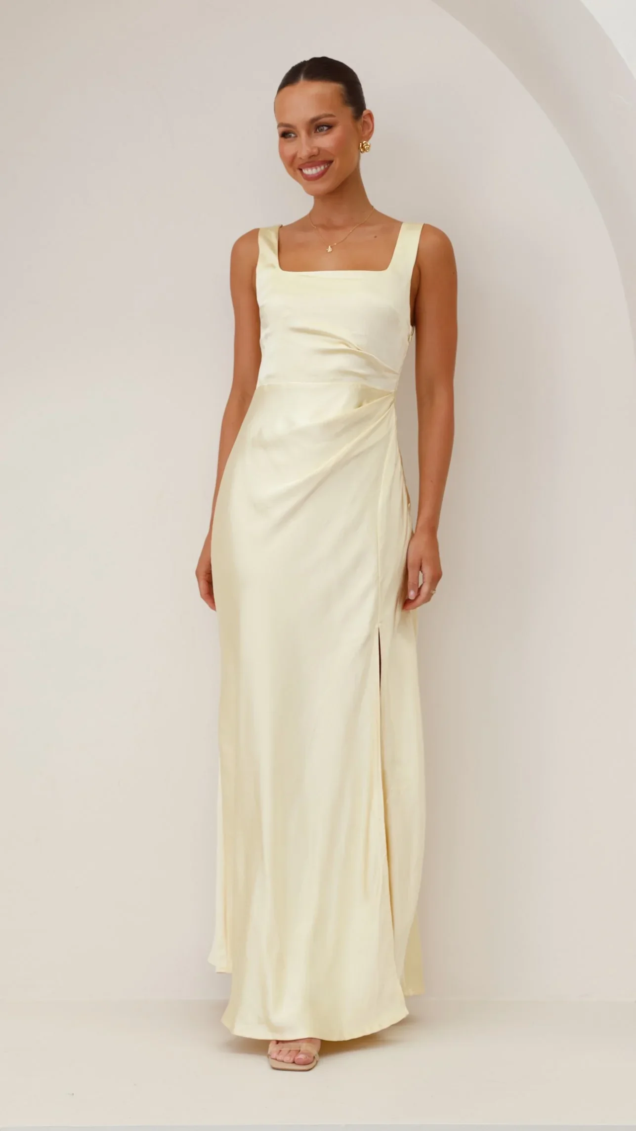 Alaria Maxi Dress - Yellow