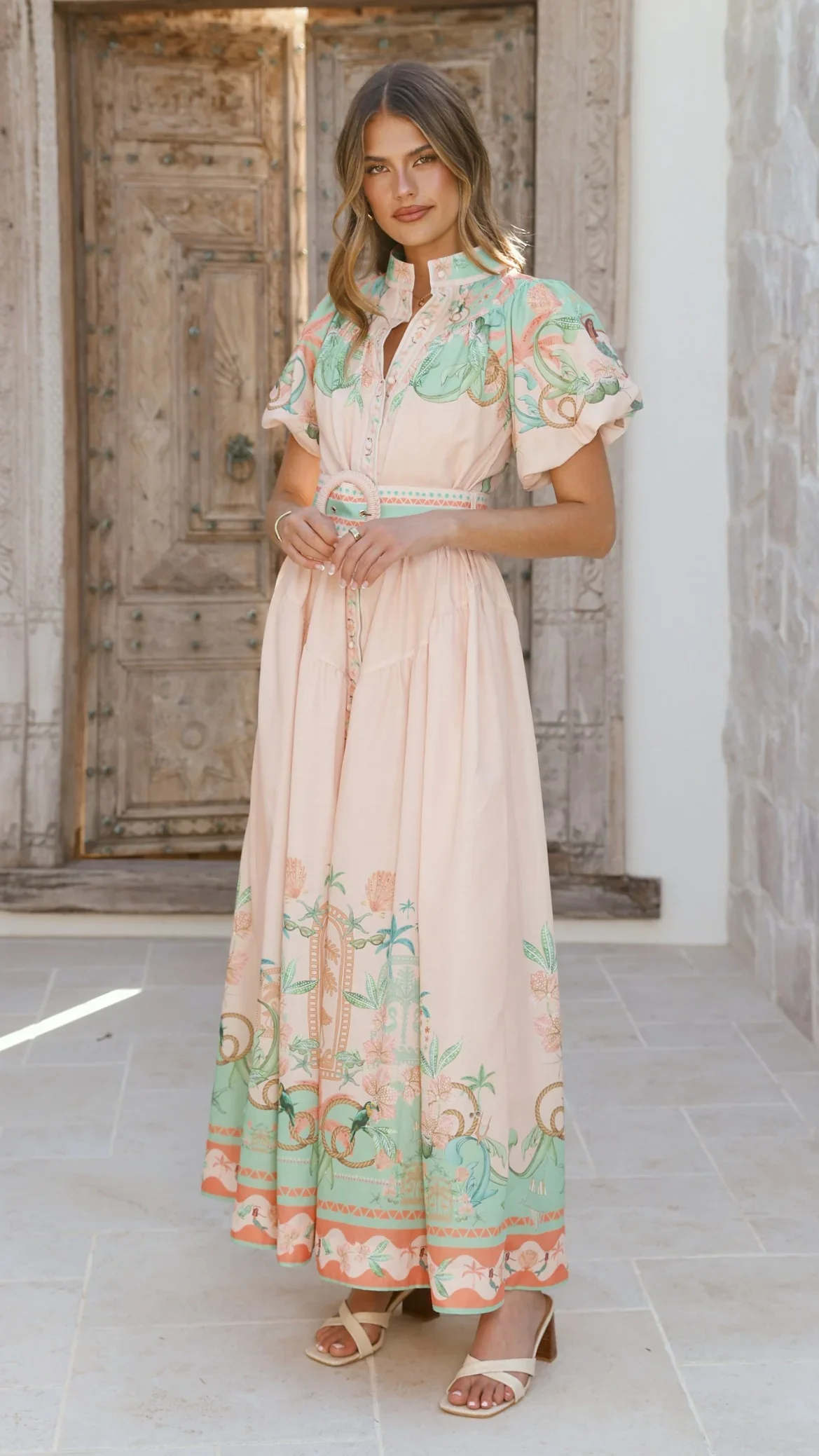 Natasha Maxi Dress - Aurora Print