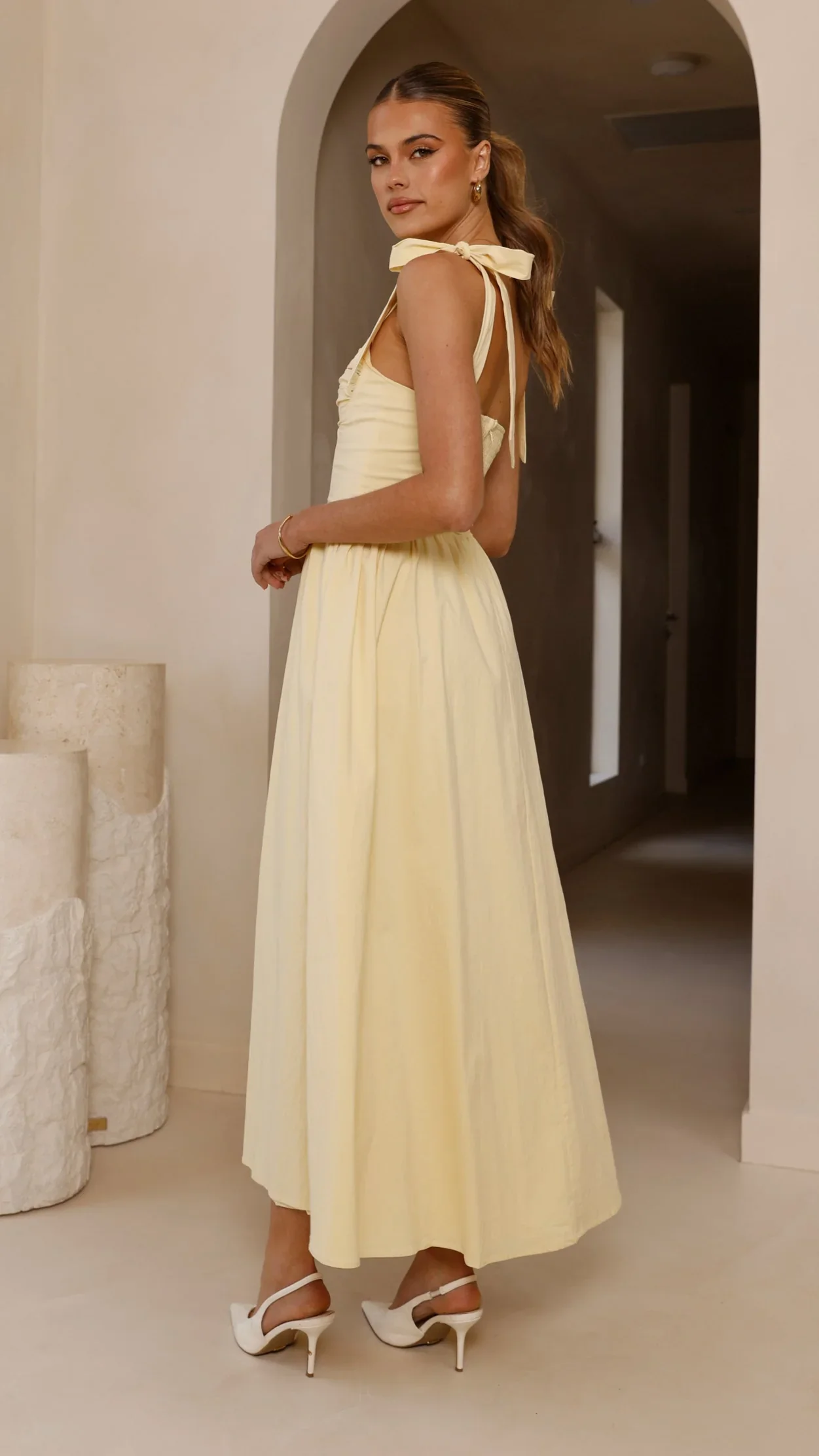 Haisley Maxi Dress - Yellow