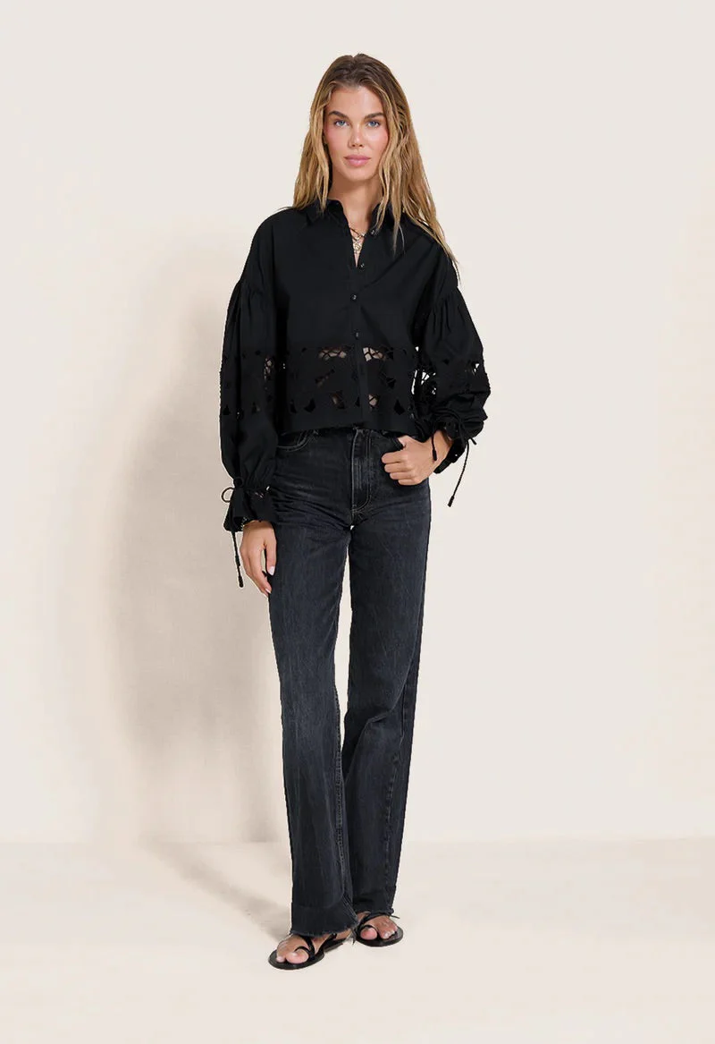 Scarlett Poppies - Tasmin Top - Onyx Black
