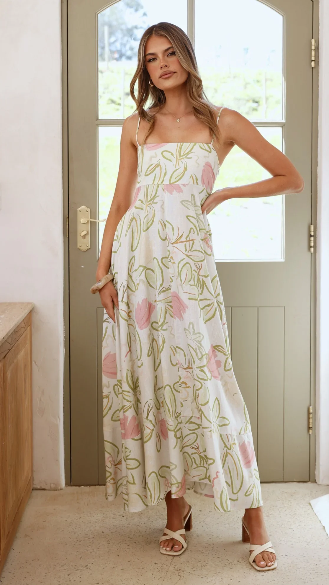 Kaethe Maxi Dress - Primavera Print