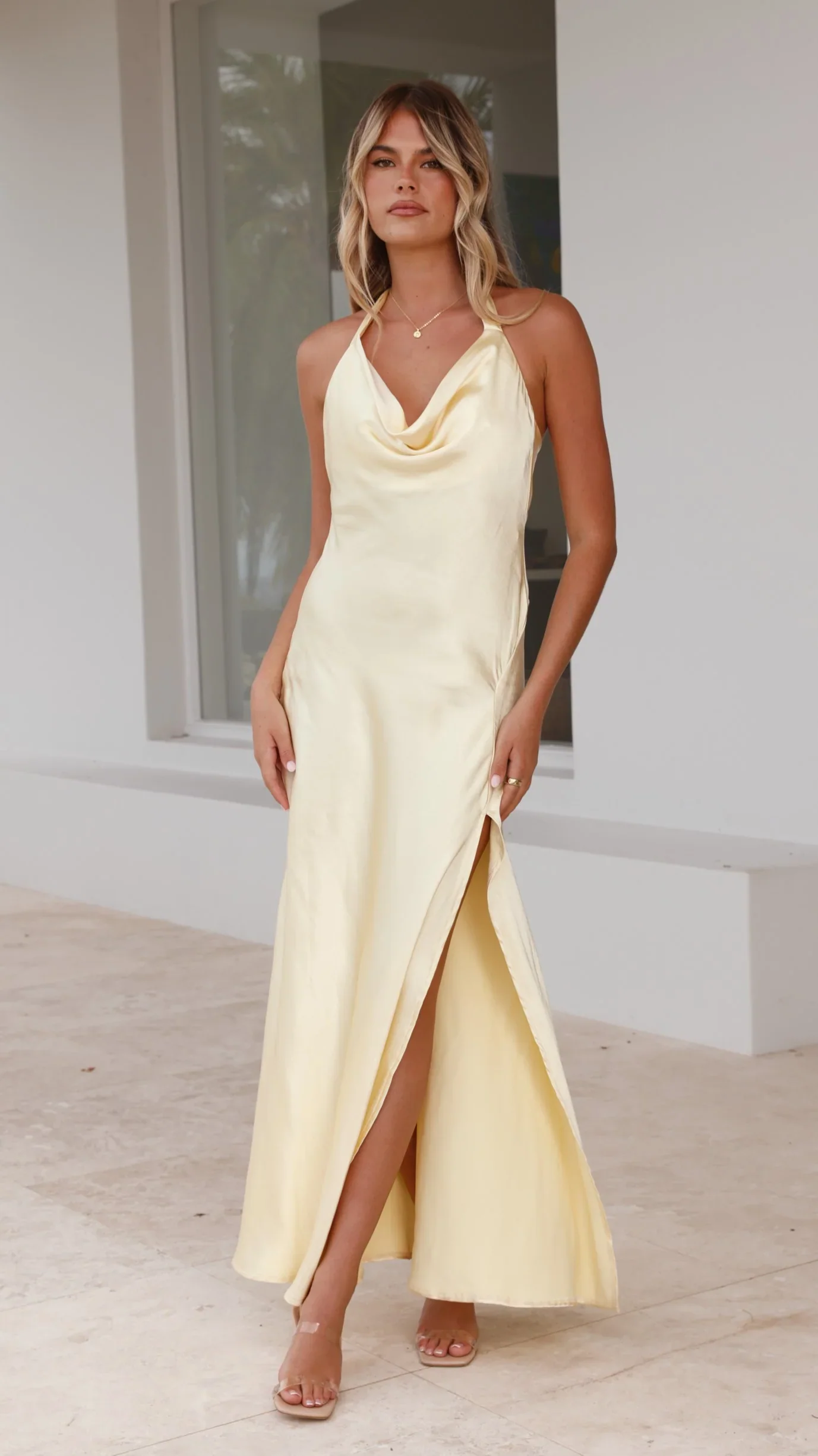 Sian Maxi Dress - Yellow