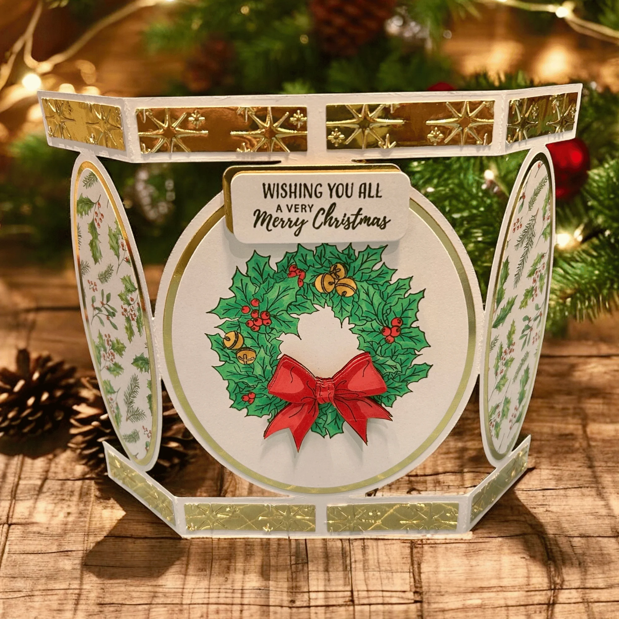 Made to Surprise 5''x 7''  Die Set Circle Accordion Showstopper | Christmas Showstoppers 4