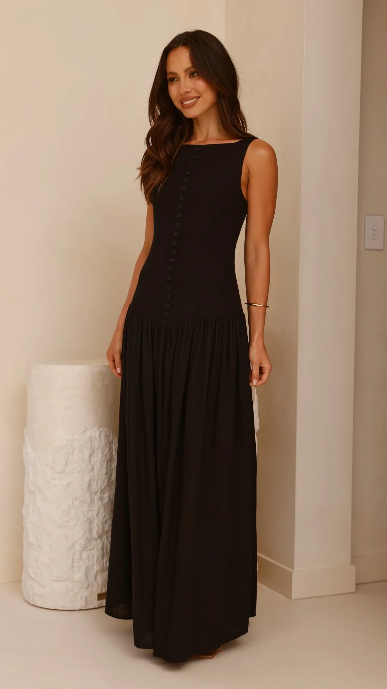 Kora Maxi Dress - Black