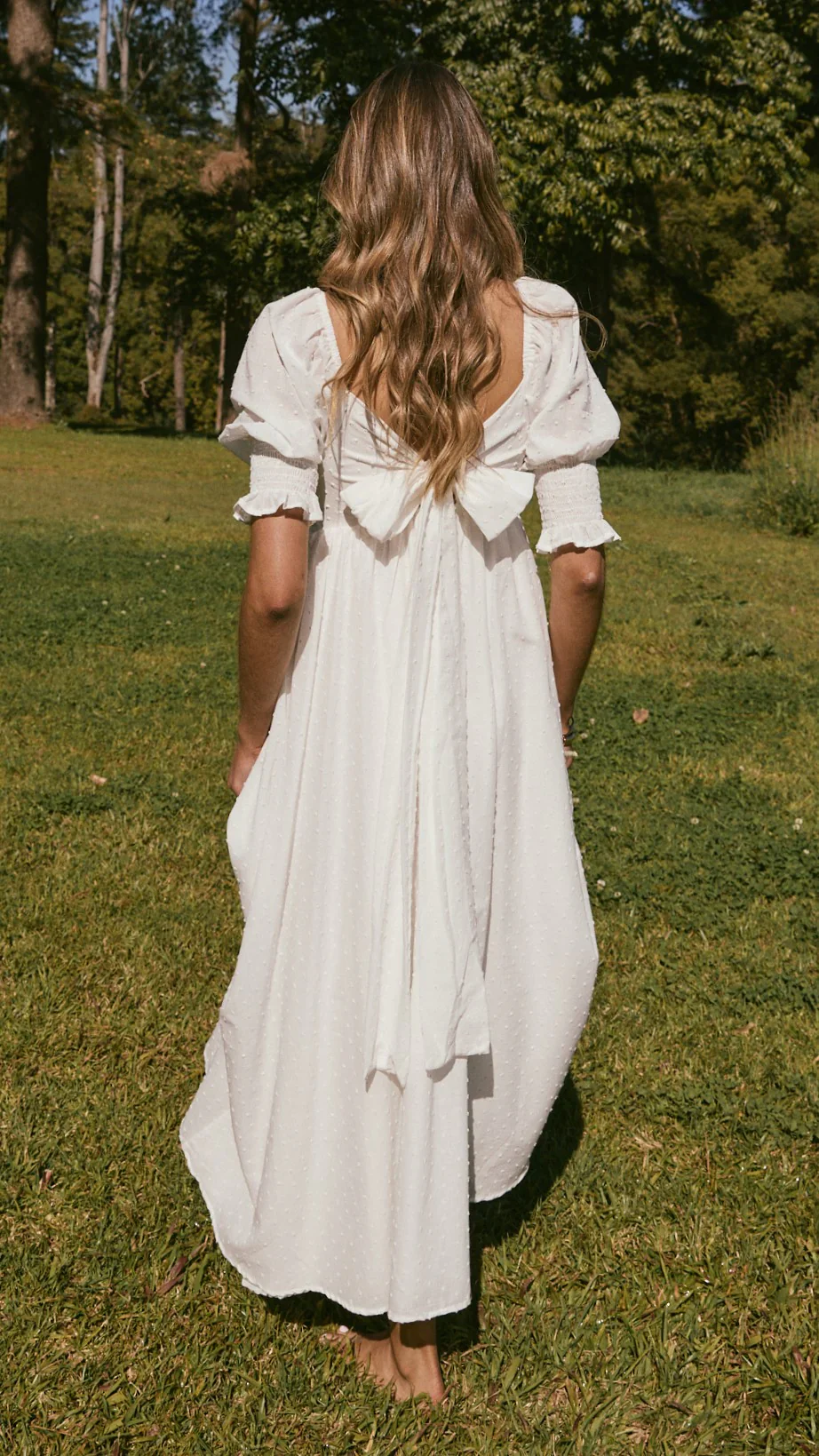 Cierra Midi Dress - White