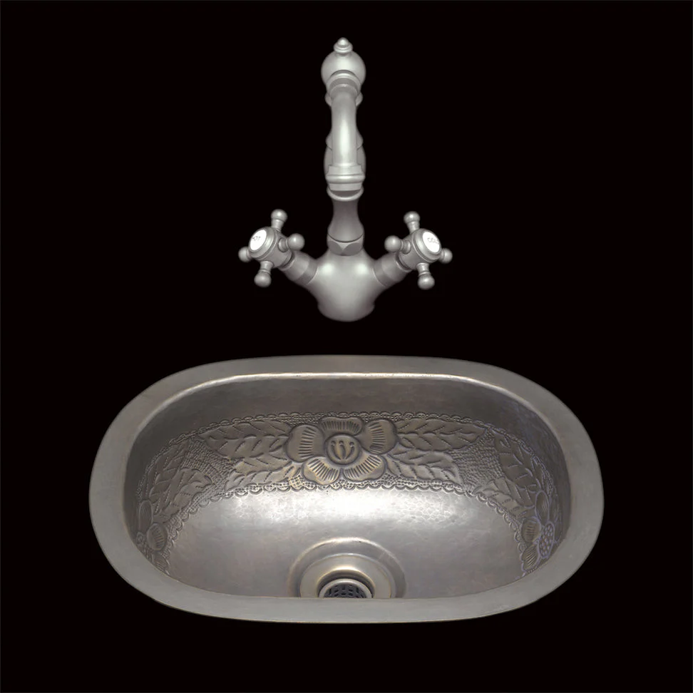 Bates and Bates Small Oval Lavatory Sink Kitchen Sink
