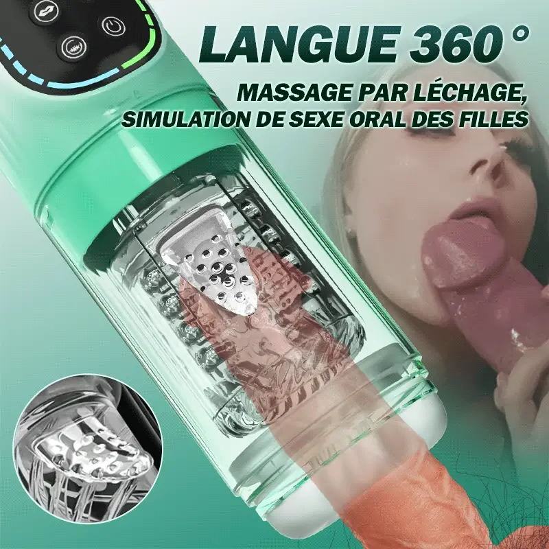 STARRY GAZE 4 EN 1 rotative à succion et vibrante pour hommes Masturbateur Cup