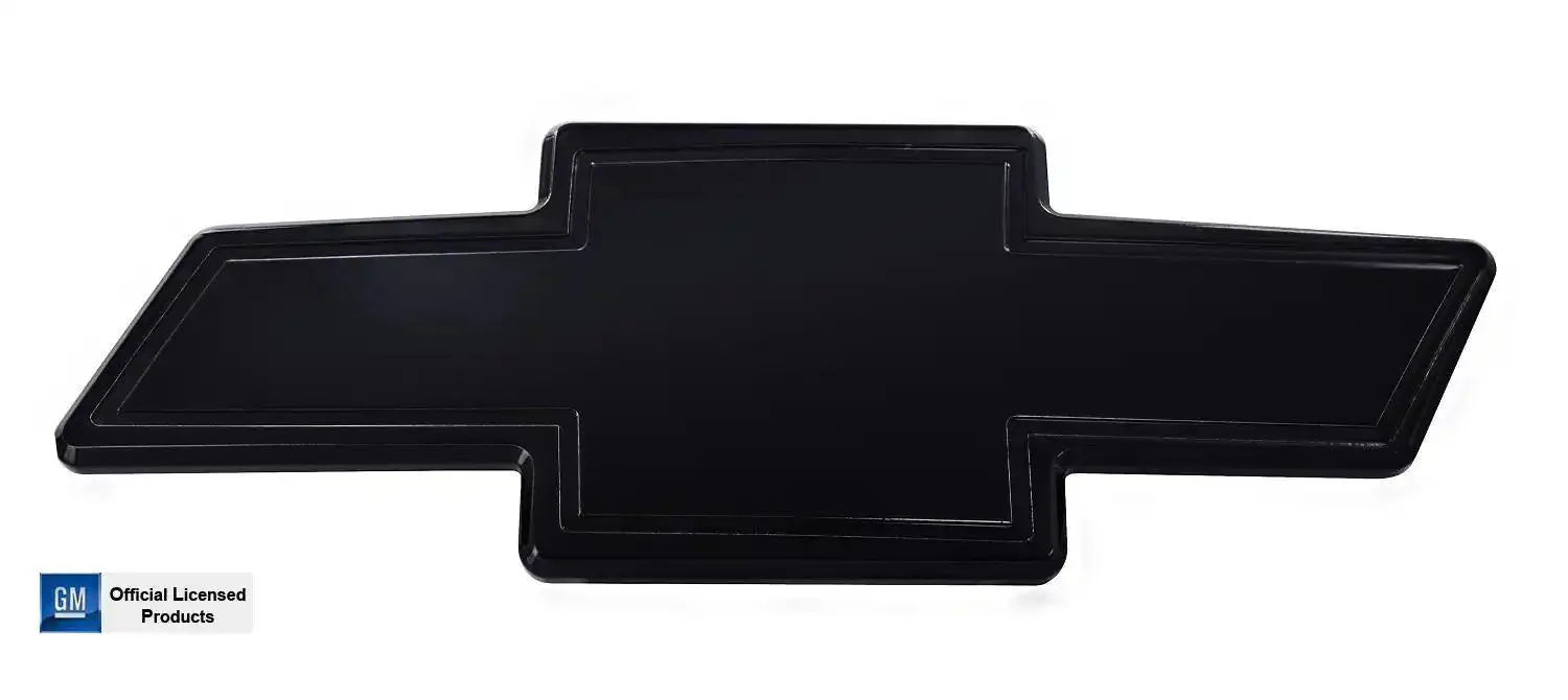 All Sales 96043K AMI CHEVY BOWTIE GRILLE EMBLEM W/BORDER- BLACK POWDERCOAT