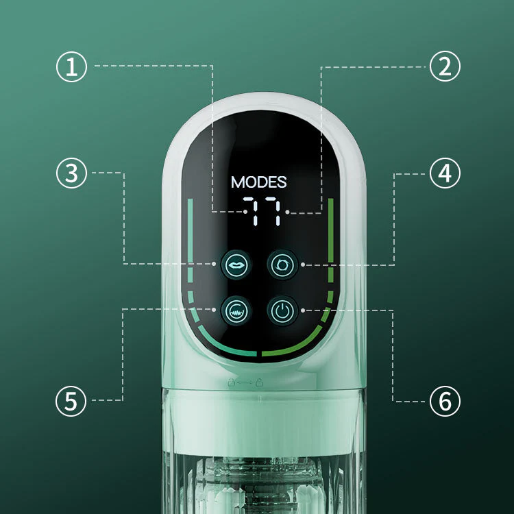 STARRY GAZE 4 EN 1 rotative à succion et vibrante pour hommes Masturbateur Cup