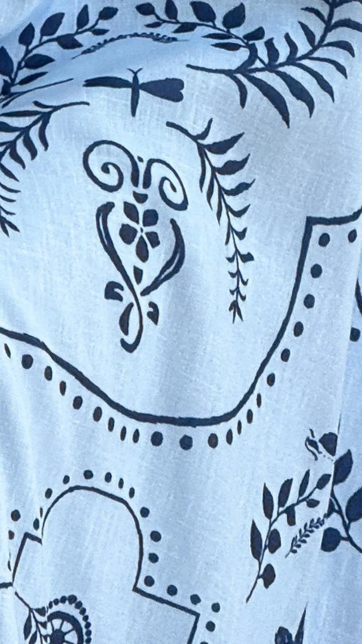 Xander Long Sleeve Maxi Dress - Indigo