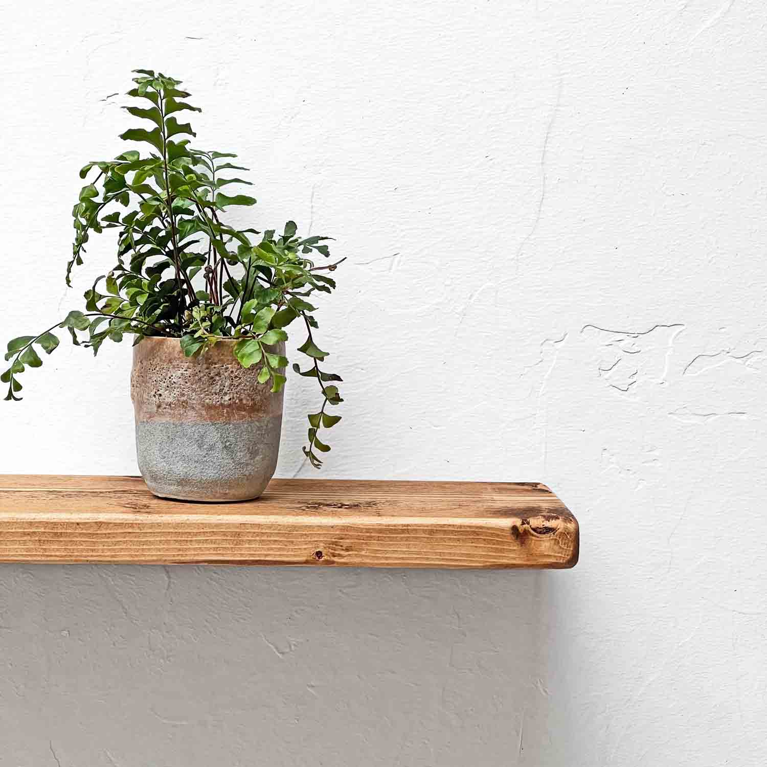 Rustic Floating Shelf | Thin | 15cm Depth