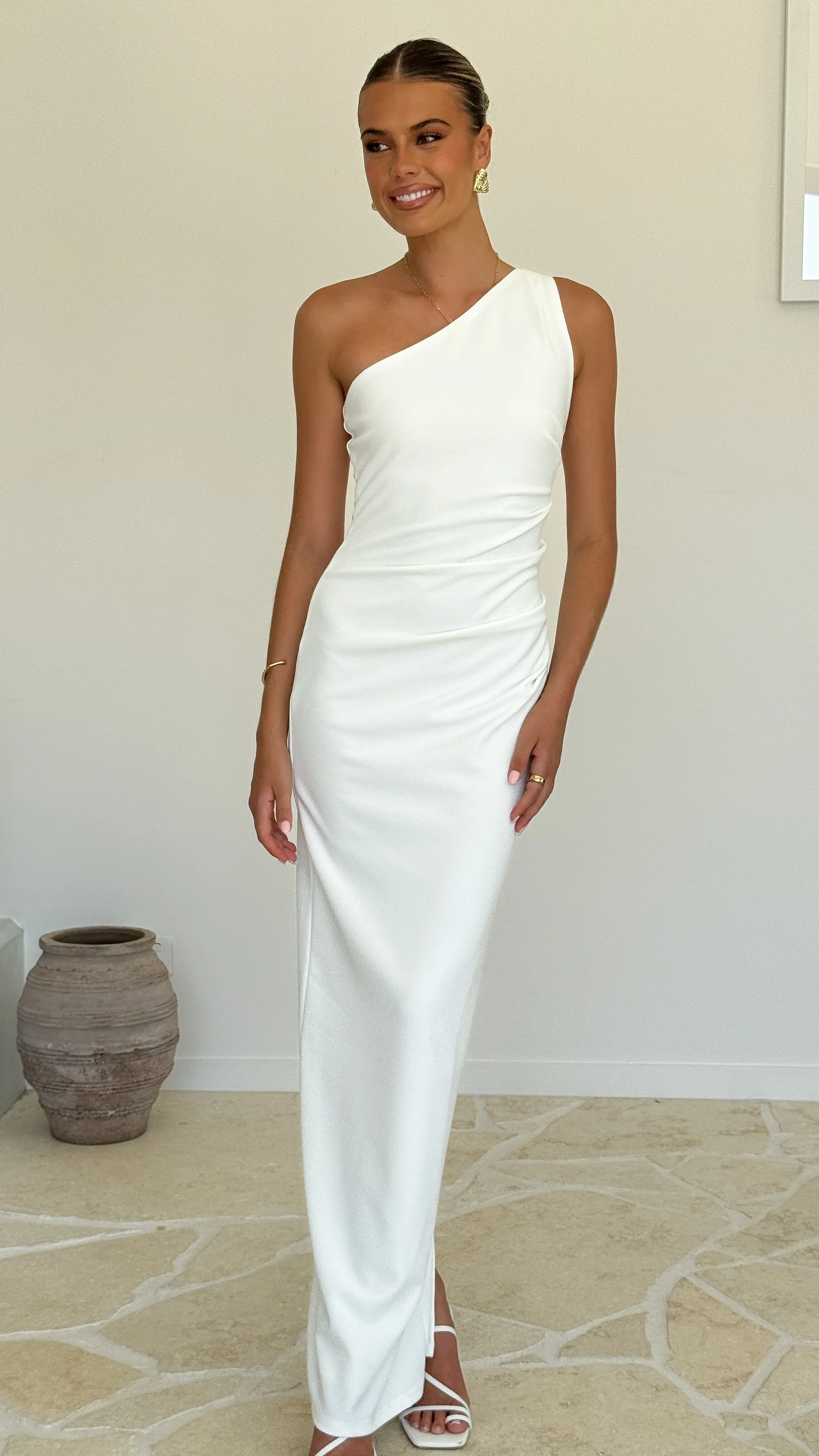 Cataleya Maxi Dress - White