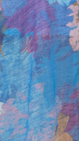 Rahima Maxi Dress - Blue Floral